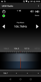 Gigaset GS185: FM radio