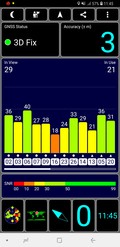 GPS Test outdoors