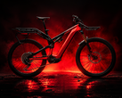 The Specialized Levo 4 X e-bike comes in fiery red colorway