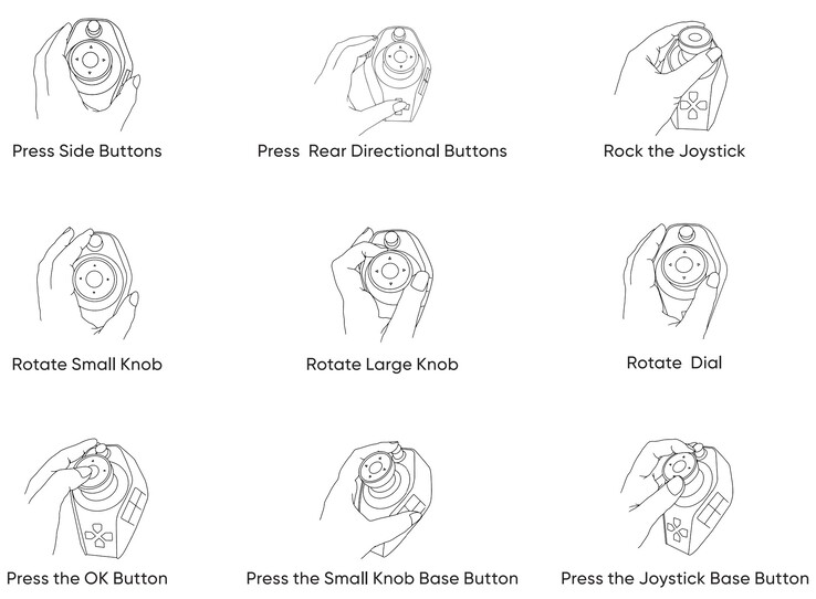 Accessing the various Pilot Pro controls.