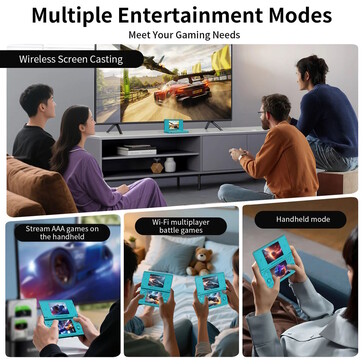 Local game streaming is possible via WiFi. (Image source: Anbernic)