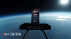 The Magic6 Pro takes a trip. (Source: Honor)