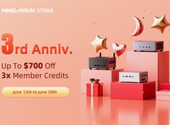Minisforum is celebrating its 3rd anniversary with exciting offers
