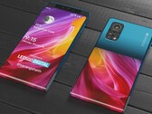 This Xiaomi concept features a sliding mechanism and a partially wraparound screen. (Image source: LetsGoDigital/Sarang Sheth)