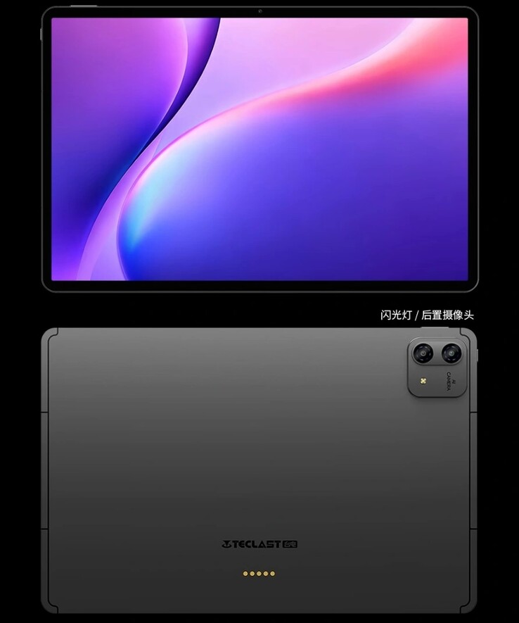 The Teclast T70 Pro tablet features a minimal, no-frills design language.