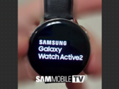 The video appears to show a boot-screen for the Watch Active 2. (Source: SamMobile)