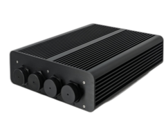 This model features the Akasa Pascal water and dust proof case with fanless cooling.
