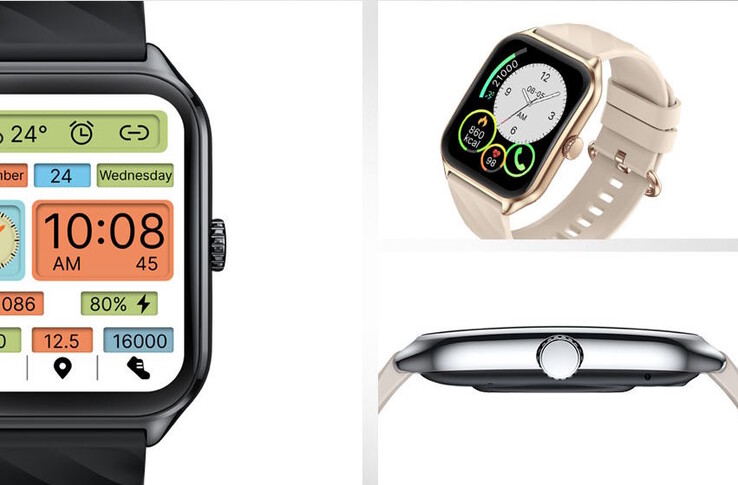 The smartwatch features a functional rotating crown (Image source: Zeblaze)