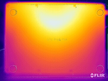 Surface temperatures stress test (bottom side)