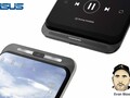 Evan Blass' renders of how a dual-sliding ASUS phone might look. (Source: Twitter)