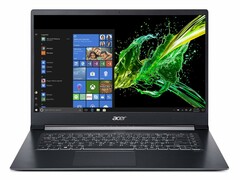 The Acer Aspire A715-73G-75BW is powered by the Core i7-8075G CPU with integrated AMD RX Vega M GL GPU, making it a decent budget gaming laptop. (Source: Acer)