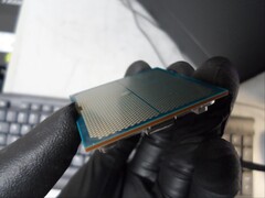 A Reddit user has shared images showing their &#039;exploded&#039; 9800X3D CPU after running it with an MSI X870E Tomahawk WiFi motherboard. (Image source: Realistic_Age_718 via Reddit)