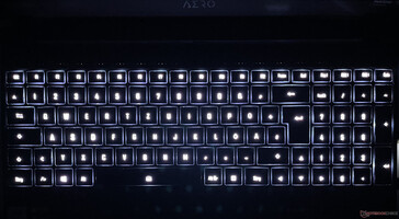 Aero 15 OLED XC - Keyboard backlight