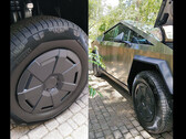 The new Cybertruck Core Wheels with all-season Pirellis (Image source: COC)
