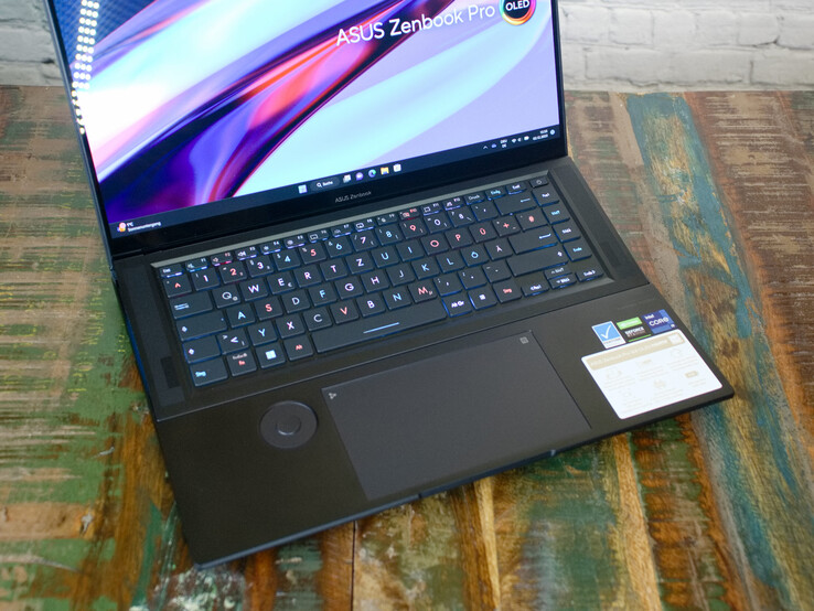 Input devices on the Asus Zenbook Pro 16X