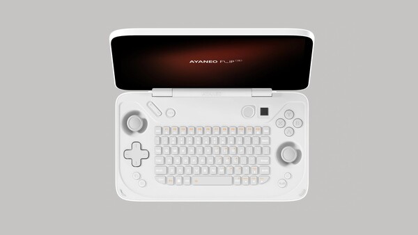 The Ayaneo Flip is available in two versions, one of which has a keyboard instead of a second screen. (Image source: Ayaneo)