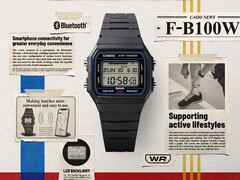 Casio’s new F-B100W watches bring Bluetooth and step tracking to the classic F-91W design