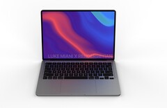 A render of how the MacBook Pro 14 could look. (Image source: Luke Miani & Ian Zelbo)