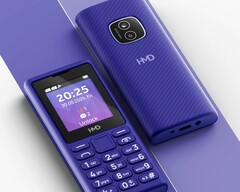 The HMD 102 4G packs a single camera onto its heavily rounded back. (Image source: HMD Global)