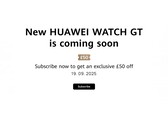 Huawei has announced the imminent launch of the Watch GT 6 series. (Image source: Huawei)