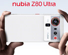 The Z80 Ultra will launch on October 22, 2025, in China. Pictured: the back of the flagship camera phone. (Image source: Nubia)