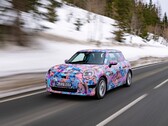 Along with the technical details, Mini also released some images of the Cooper SE in camoflauge. (Image source: Mini)