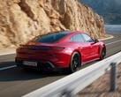 The sleek Porsche Taycan may soon get a new top model that carries the "Turbo GT" moniker in its name (Image: Porsche)
