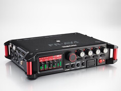 The TASCAM FR-AV4 provides creators with four channels of 32-bit, 192 kHz float audio and accurate timecode generation in a rugged field recorder. (Image source: TASCAM)