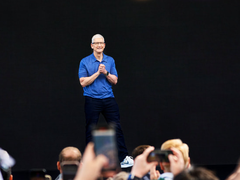 Apple CEO Tim Cook at a recent company event (Image source: Apple)