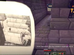 YouTuber smill has played through Minecraft on a receipt printer. (Image source: smillgames via YouTube)