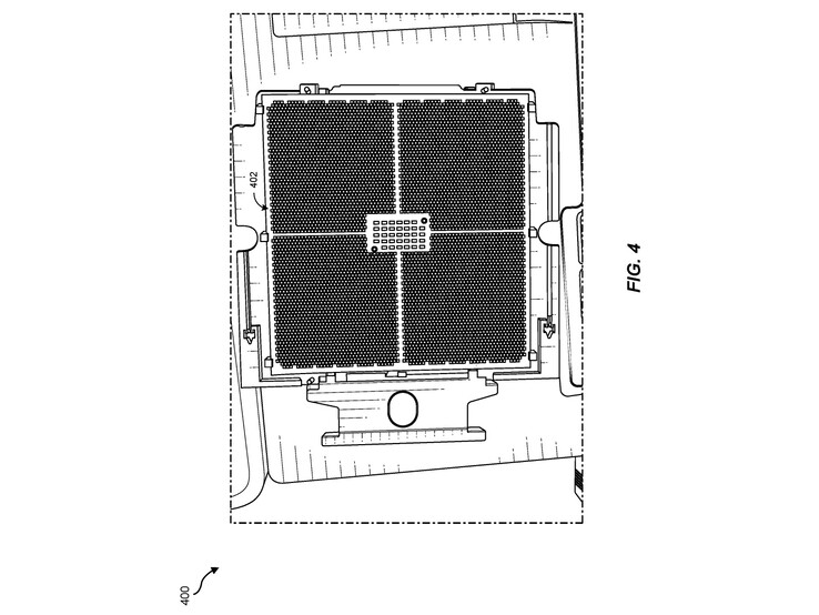 Alleged AM6 socket image from the patent. (Image source: Bits and Chips)
