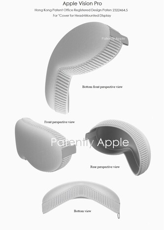 Patents hint towards a Vision Pro cover made from a soft-touch woven fabric (Source: PatentlyApple)