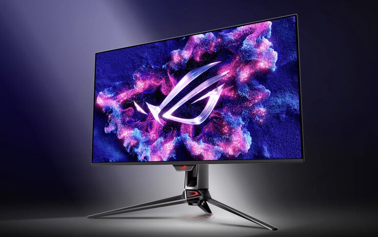 The Asus ROG Swift PG32UCDM 4K 240 Hz OLED gaming monitor sports a very decent build quality with an exciting design. (Image source: Asus ROG)