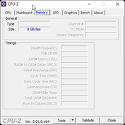 CPU-Z: Memory