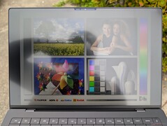 Outdoors under bright overcast. Visibility is better than on the OLED panel due to less glare