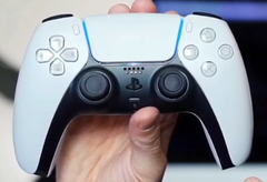 The DualSense controller will be revealing some of its secrets in a live hands-on video. (Image source: @summergamesfest)