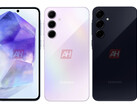 The Galaxy A55 has leaked in three colours so far. (Image source: Android Headlines)
