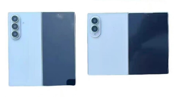 Low-quality replicas of the Fold 8 Ultra (the Fold 7's successor) and the wider Fold 8.