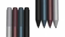 Surface Pen in four colors: Platinum, Black, Burgundy, Cobalt Blue