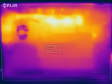 Thermal image under load - bottom side