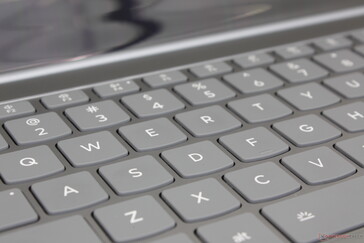 The typing experience is closer to an IdeaPad than it is to a ThinkPad
