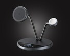 Anker’s 3-in-1 MagGo AirCool Wireless Charging Station (pictured) could launch in September 2025. (Image source: Wireless Power Consortium)