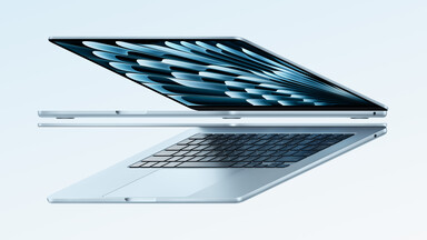 Apple MacBook Air M4 in Sky Blue. (Image source: Apple)