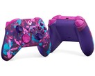 The Heart Breaker Special Edition Xbox Wireless Controller features vibrant pinks, purples, and blue hues. (Image source: Xbox)