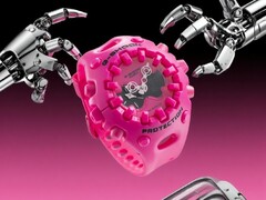 Casio’s new pink G-Shock GA-V01-4A (pictured) has arrived in China. (Image source: Casio)
