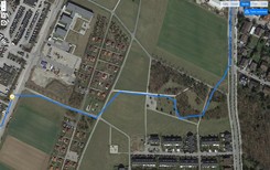 GPS Test: Sony Xperia XZ3 – Cycling through a grove