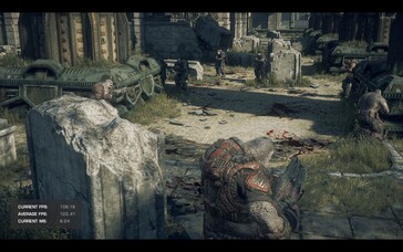 Gears of War: Reloaded on the Lenovo LOQ 16IRH8. (Image source: Darryl Linington - Notebookcheck)