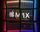 The Apple M1X is expected to have a 10-core CPU part with 8x performance cores and 2x efficiency cores. (Image source: Apple/FunkyKit - edited)