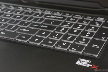 Full-size NumPad and Arrow keys - a rarity for a laptop
