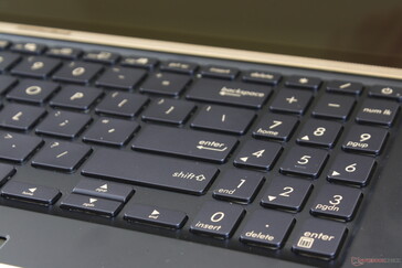 Small NumPad and Arrow keys feel cramped